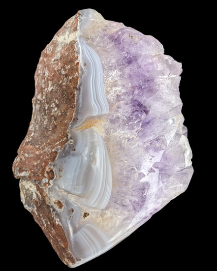 Amethyst Geode cluster 417g - Rocks and Things Store
