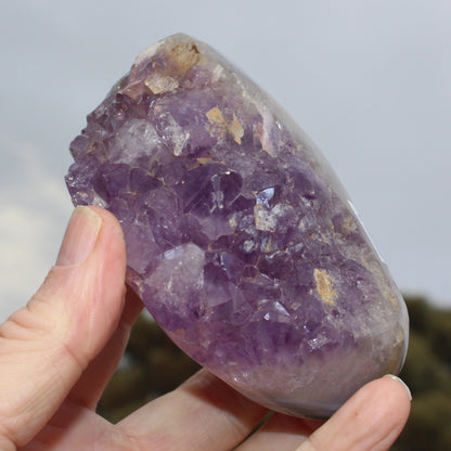 Amethyst Geode cluster 417g Rocks and Things