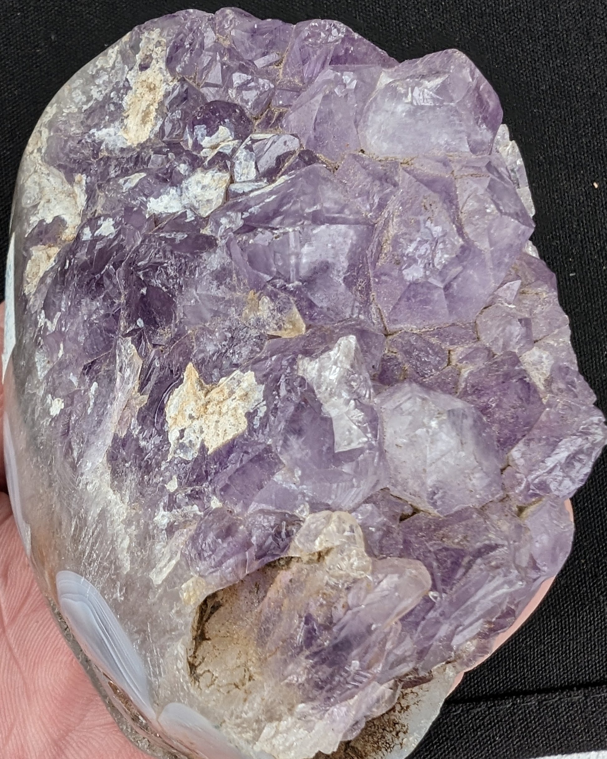 Amethyst Geode cluster 417g Rocks and Things