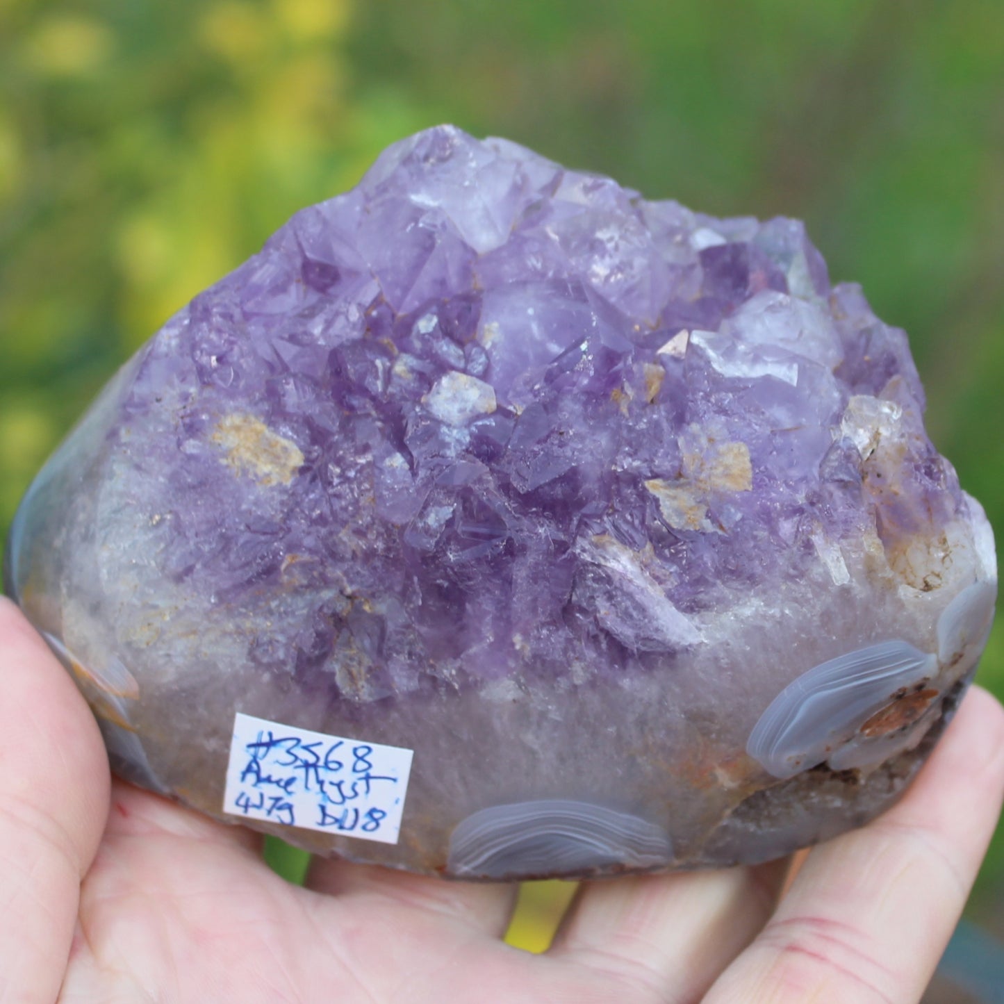 Amethyst Geode cluster 417g Rocks and Things