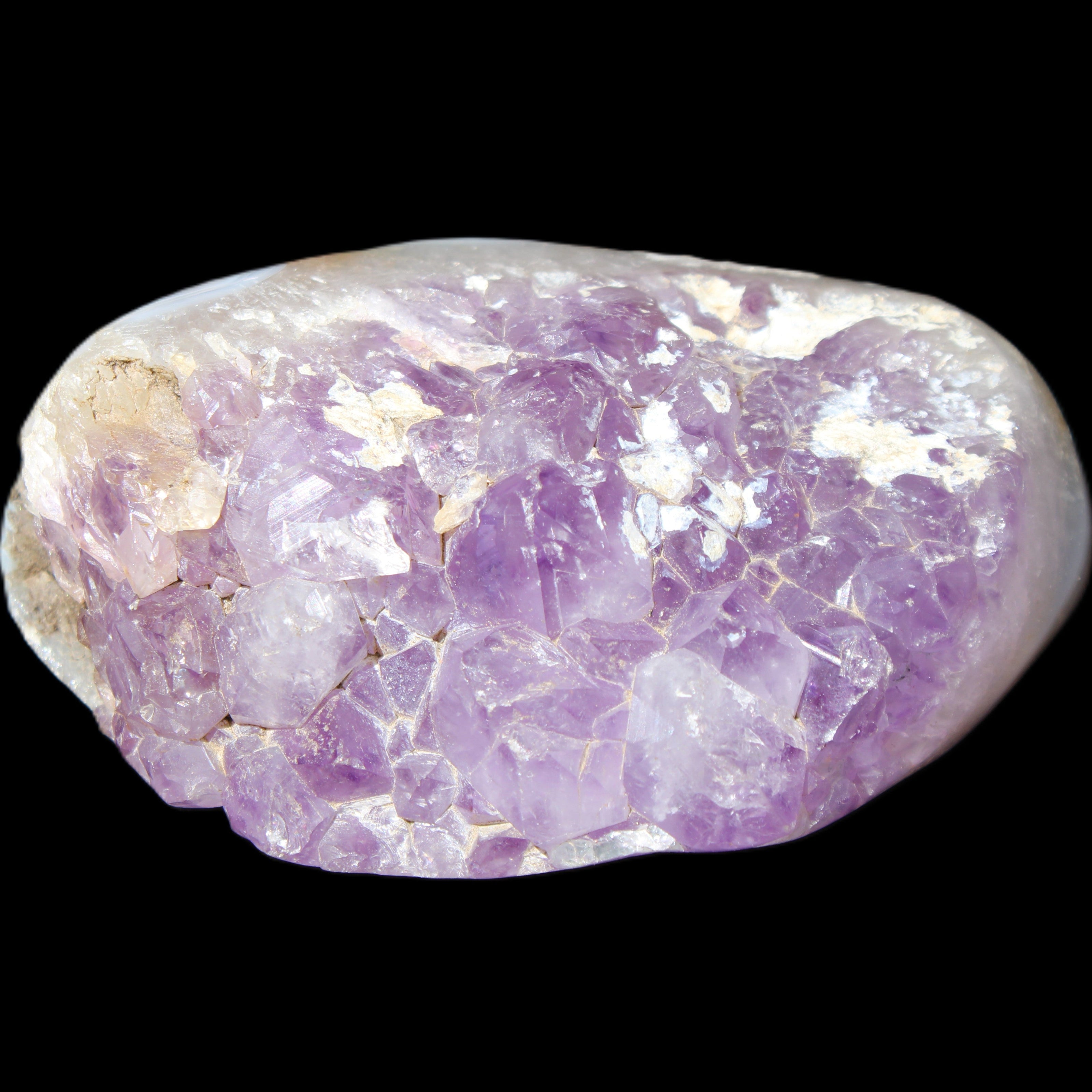Amethyst Geode cluster 417g in sunlight - Rocks and Things Store