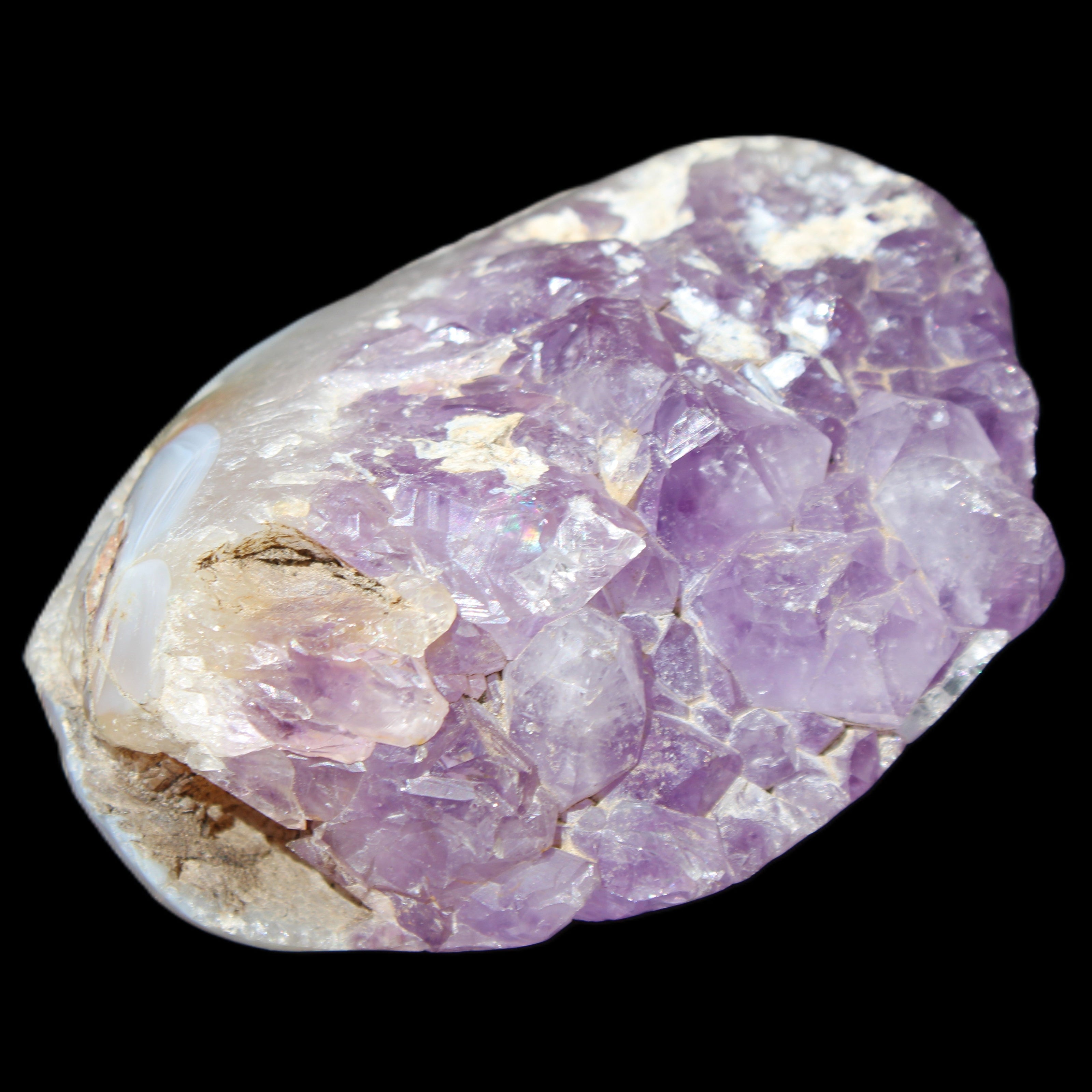 Amethyst Geode cluster 417g in sunlight - Rocks and Things Store
