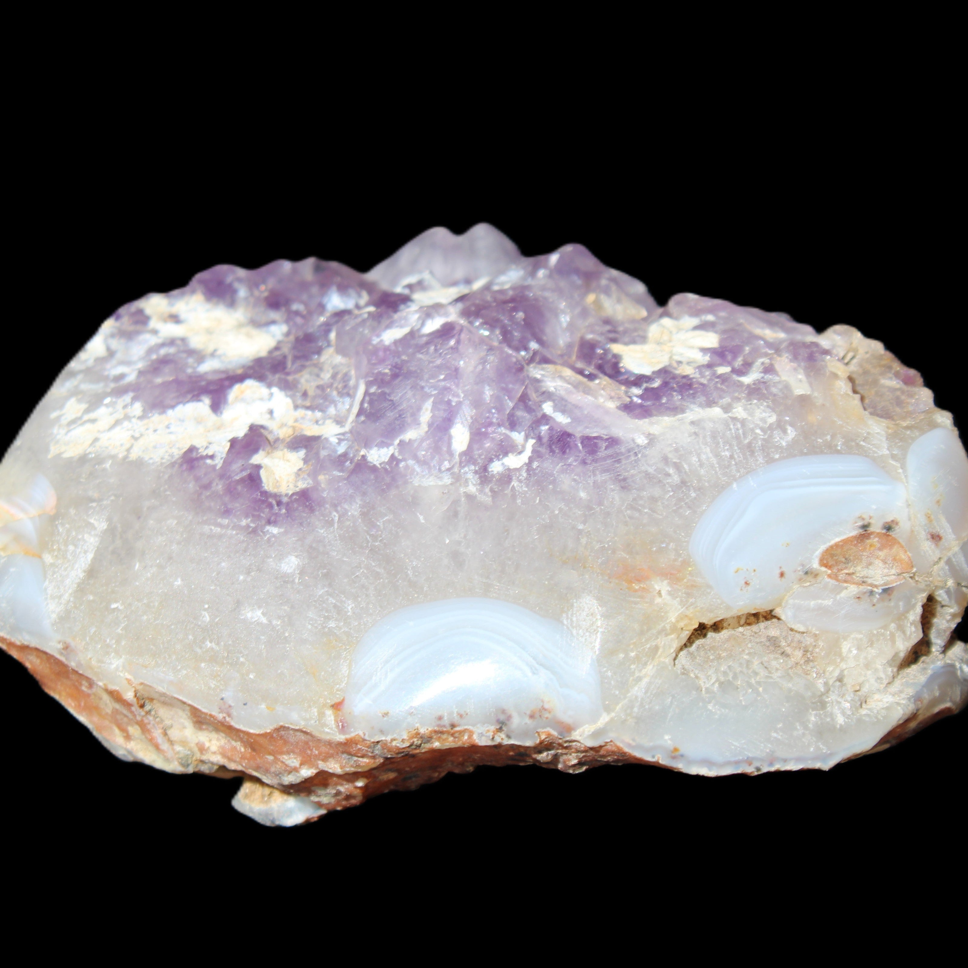Amethyst Geode cluster 417g in sunlight - Rocks and Things Store