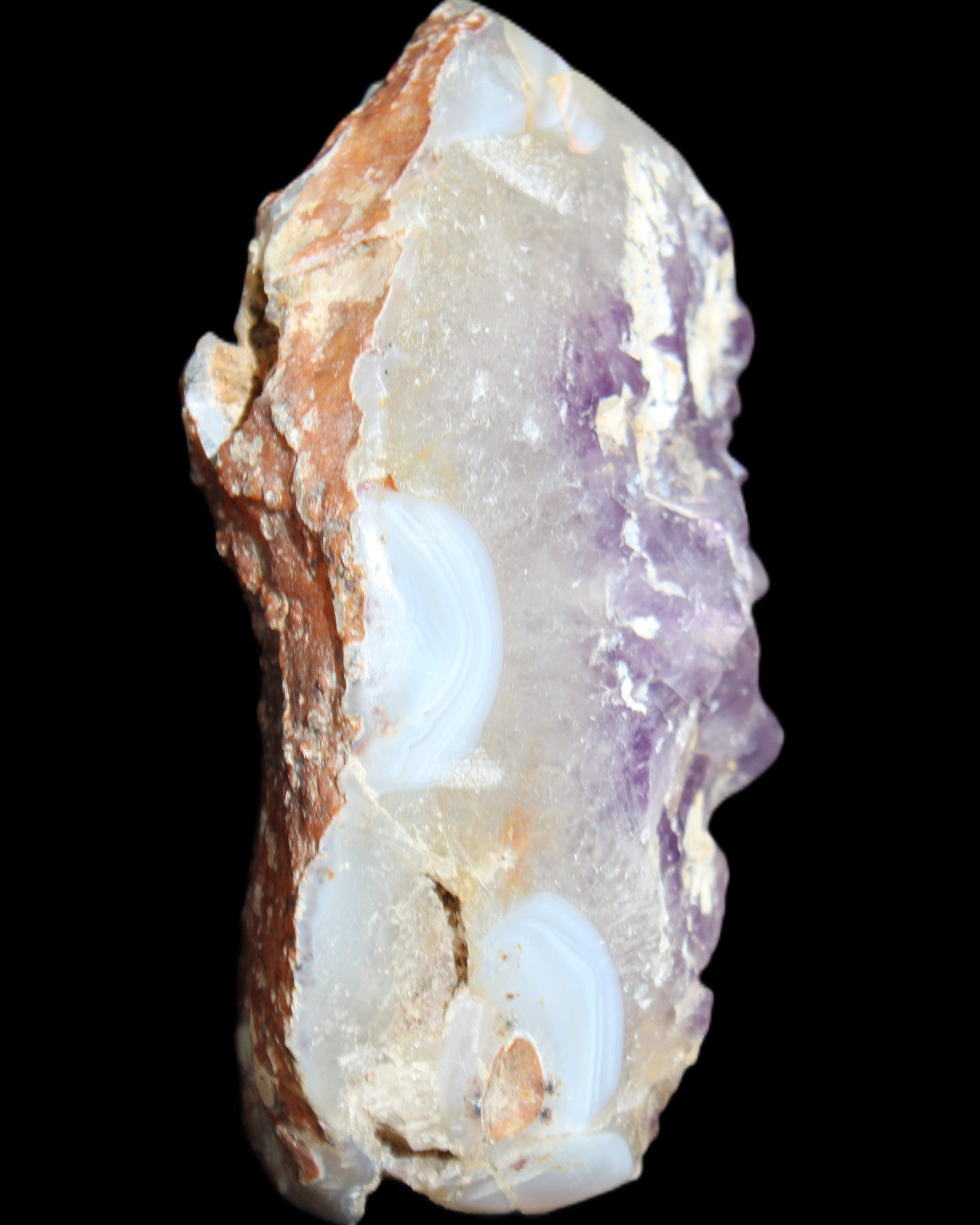 Amethyst Geode cluster 417g in sunlight - Rocks and Things Store