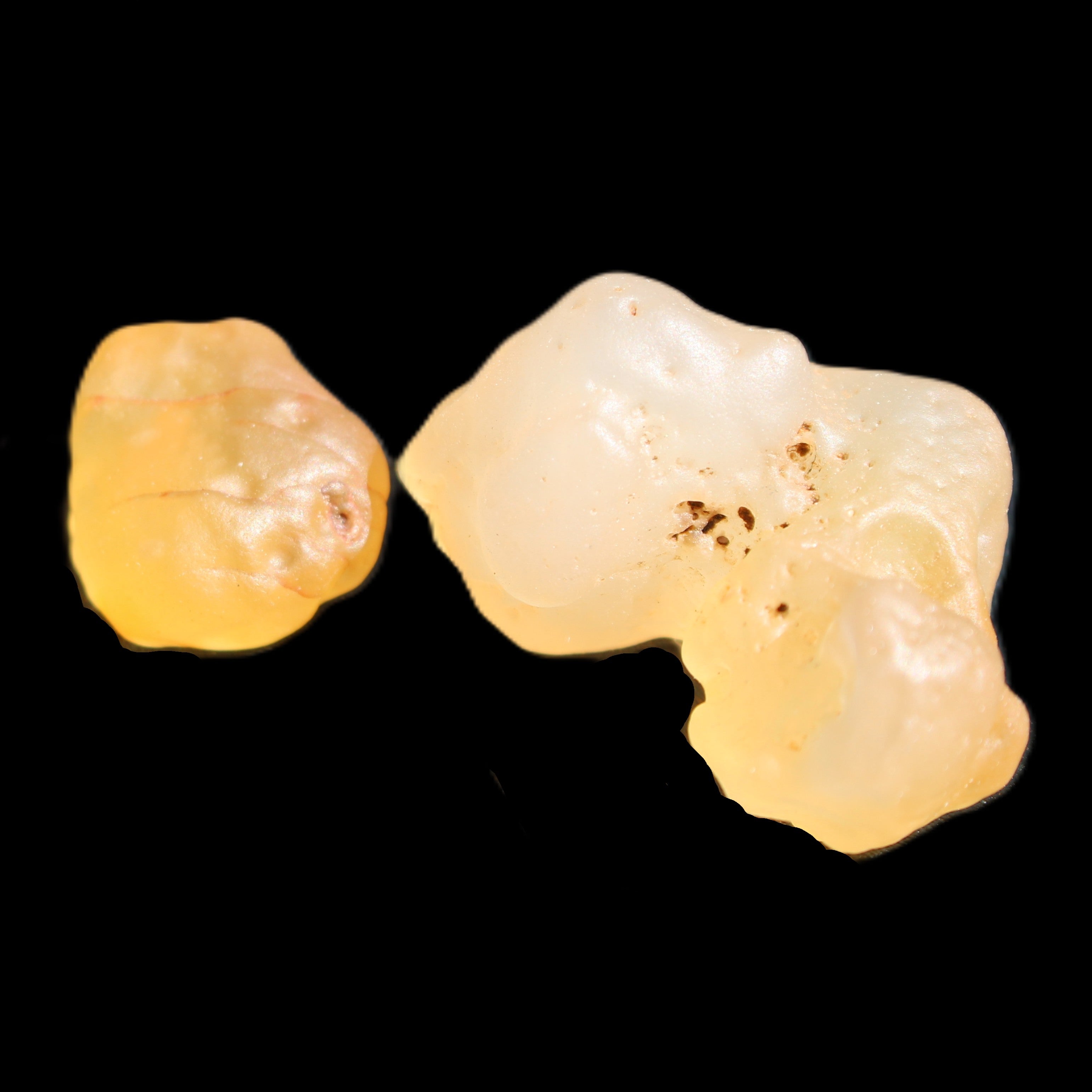 Alashan Candy Agate 2 stones 11g in sunlight - Rocks and Things Store