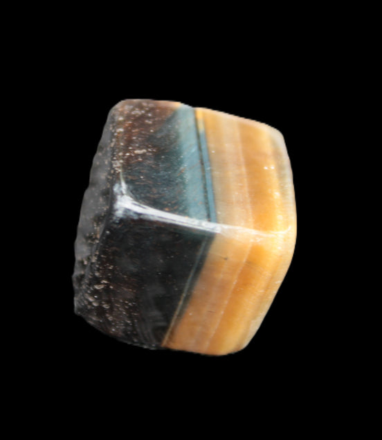 Blue Tigers Eye cube 11-18g Rocks and Things