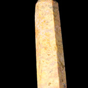 Claybank Agate Marquise wand 107g in sunlight - Rocks and Things Store