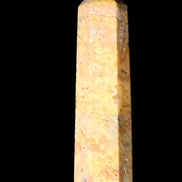 Claybank Agate Marquise wand 107g in sunlight - Rocks and Things Store