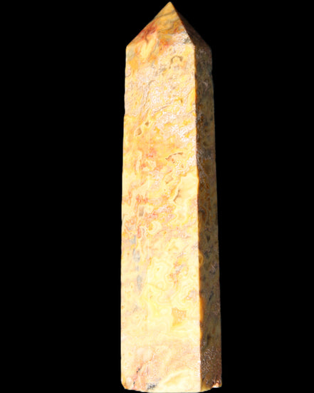 Claybank Agate Marquise wand 107g in sunlight - Rocks and Things Store