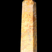 Claybank Agate Marquise wand 107g in sunlight - Rocks and Things Store
