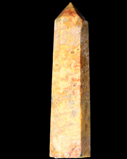 Claybank Agate Marquise wand 107g in sunlight - Rocks and Things Store