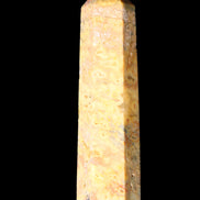 Claybank Agate Marquise wand 107g in sunlight - Rocks and Things Store