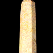 Claybank Agate Marquise wand 107g in sunlight - Rocks and Things Store