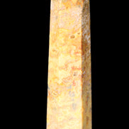Claybank Agate Marquise wand 107g in sunlight - Rocks and Things Store