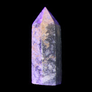 Sugilite wand 41g in LED and UV light - Rocks and Things Store