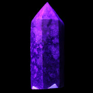 Sugilite wand 41g in UV light - Rocks and Things Store