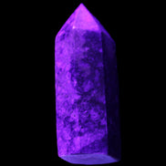Sugilite wand 41g in UV light - Rocks and Things Store