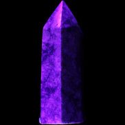 Sugilite wand 41g in UV light - Rocks and Things Store