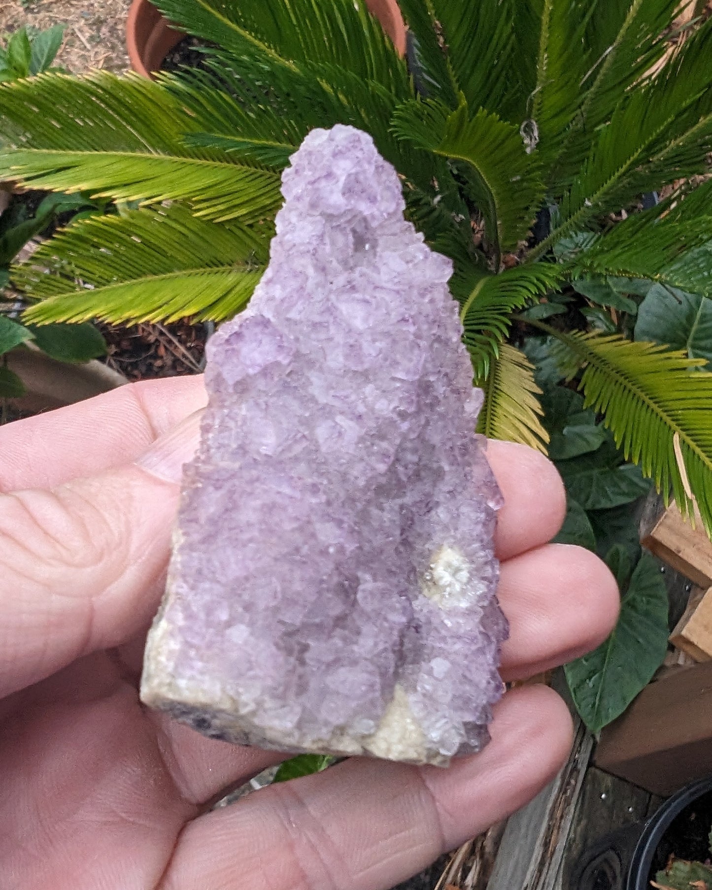 Purple Fluorite cluster from China 113g