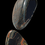 Blue Tigers Eye 2 tumbled stones 13-15g Rocks and Things