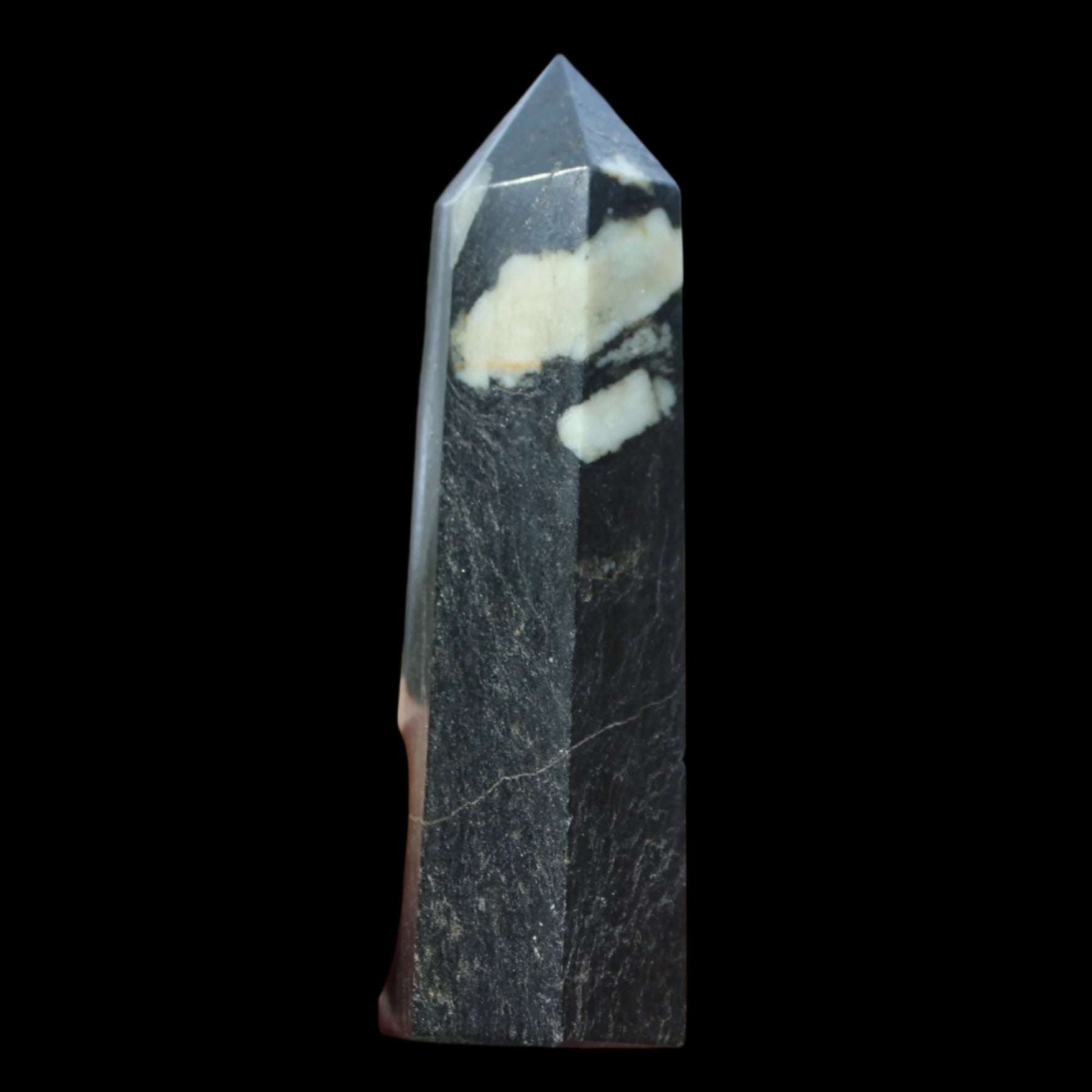Chrysanthemum Stone wand 84g - Rocks and Things Store