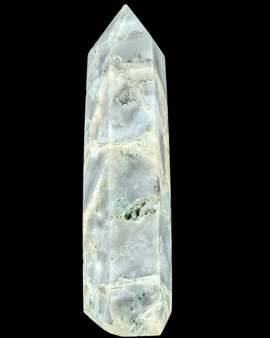 Claybank Agate Marquise wand 74g - Rocks and Things Store