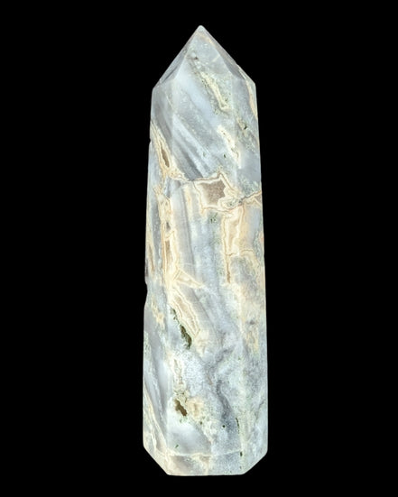Claybank Agate Marquise wand 74g - Rocks and Things Store