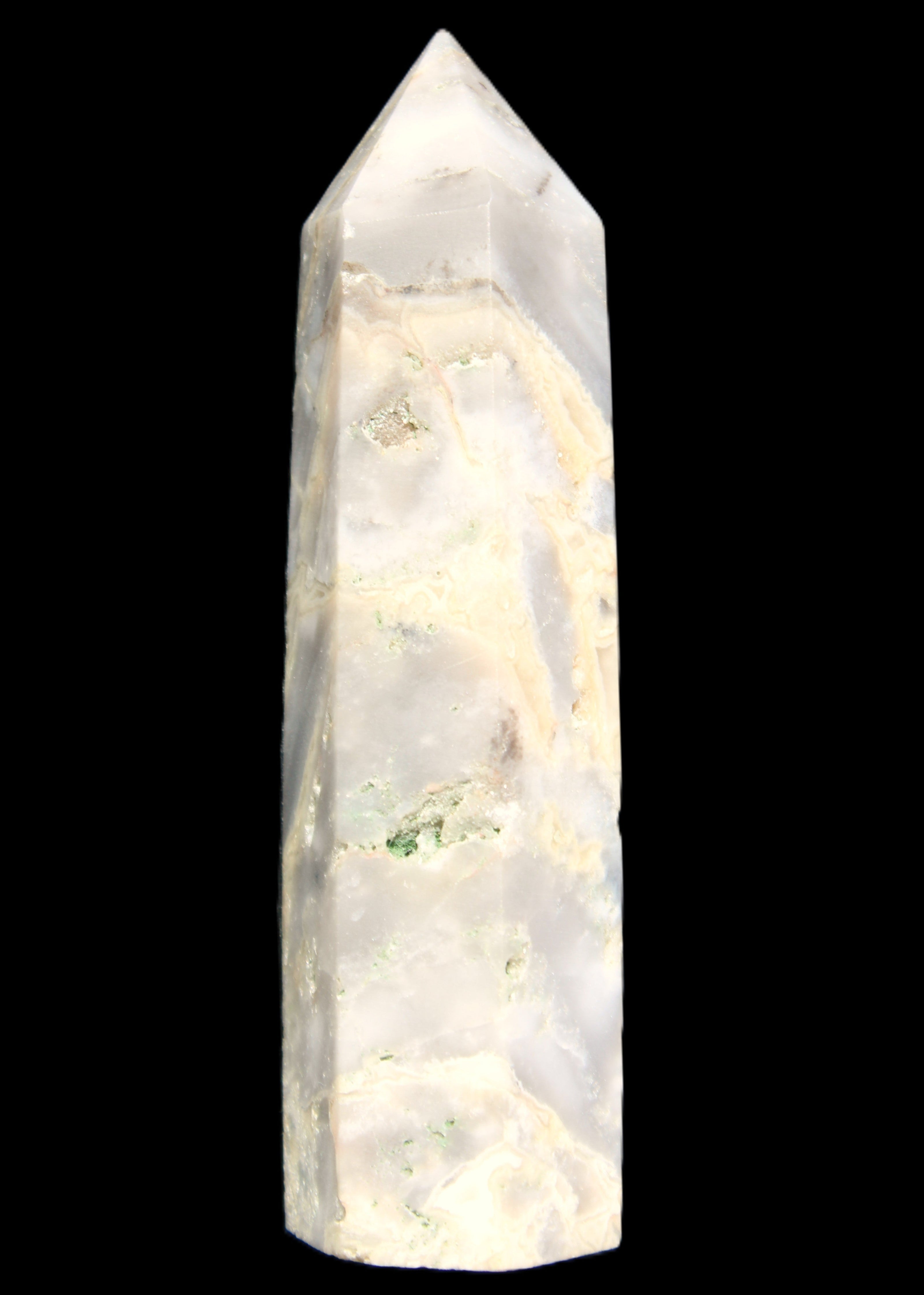 Claybank Agate Marquise wand 74g in sunlight - Rocks and Things Store