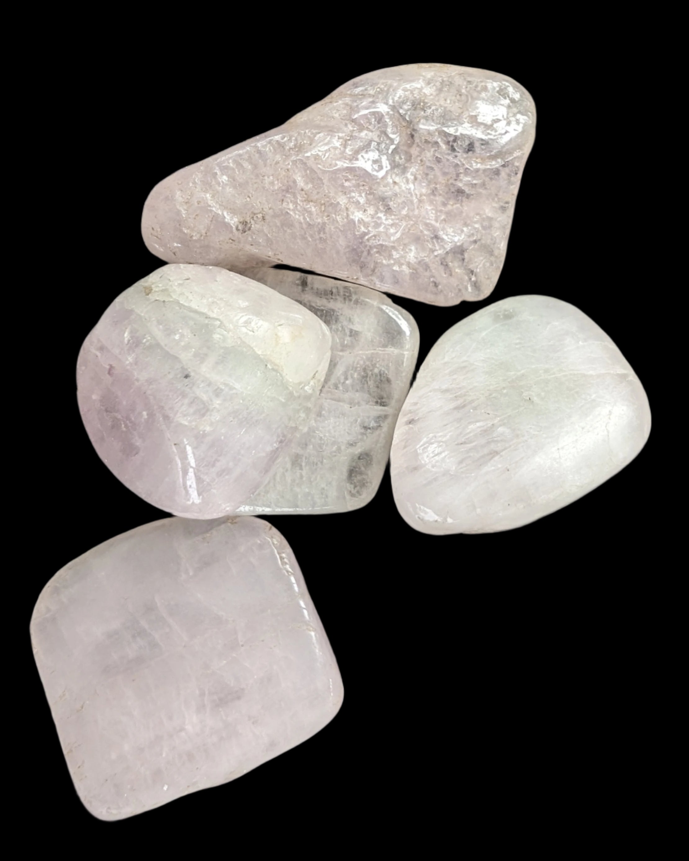Kunzite Spodumene 3-5 crystals 12-15g in sunshine - Rocks and Things Store