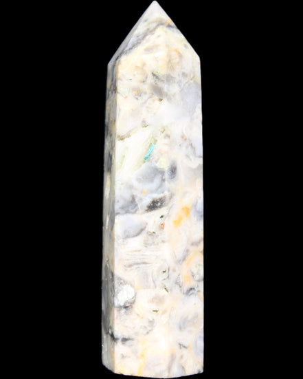 Agate Crazy Claybank Marquis wand 76g in sunlight - Rocks and Things Store