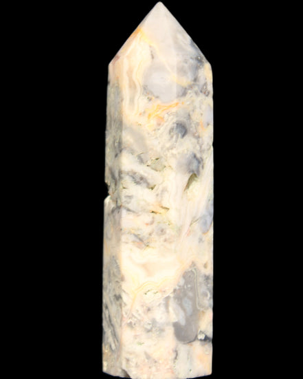 Agate Crazy Claybank Marquis wand 76g in sunlight - Rocks and Things Store