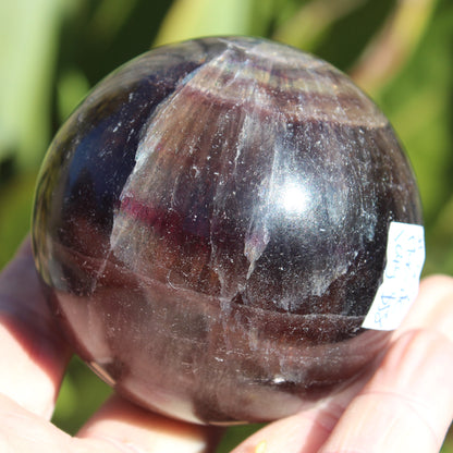 Dark Fluorite sphere 504g