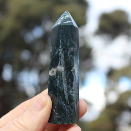 Aquatic Agate wand 90g Rocks and Things