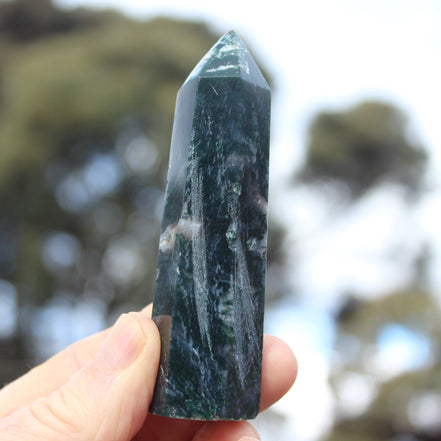 Aquatic Agate wand 90g Rocks and Things