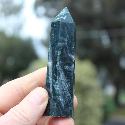 Aquatic Agate wand 90g Rocks and Things