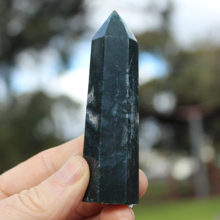 Aquatic Agate wand 90g Rocks and Things