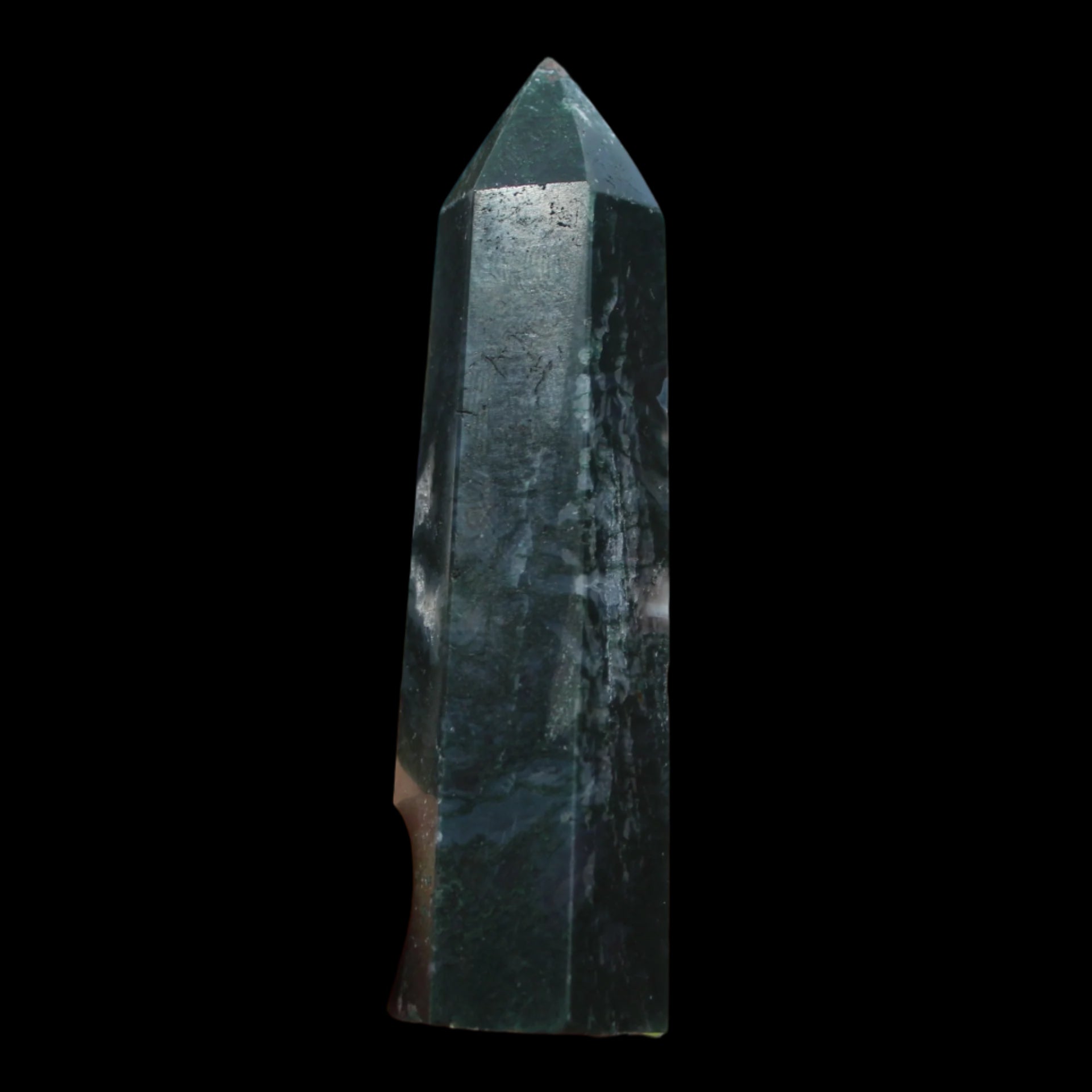 Ocean Moss Agate wand 90g - Rocks and Things Store