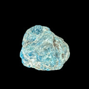 Blue Apatite rough 100g in sunlight - Rocks and Things Store
