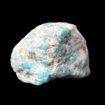 Blue Apatite rough 100g in sunlight - Rocks and Things Store