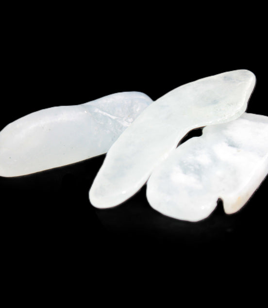 Aquamarine 3/4 polished crystals 8g Rocks and Things