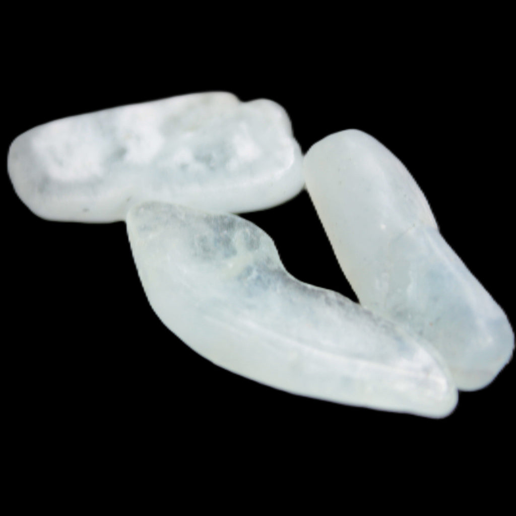 Aquamarine 3/4 polished crystals 8g Rocks and Things