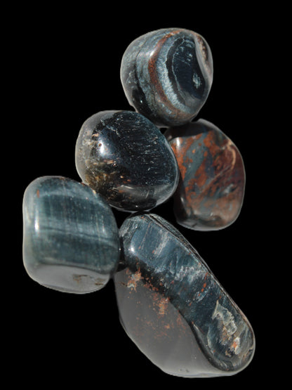 Blue Tigers Eye 2-5 small stones 10-16g Rocks and Things