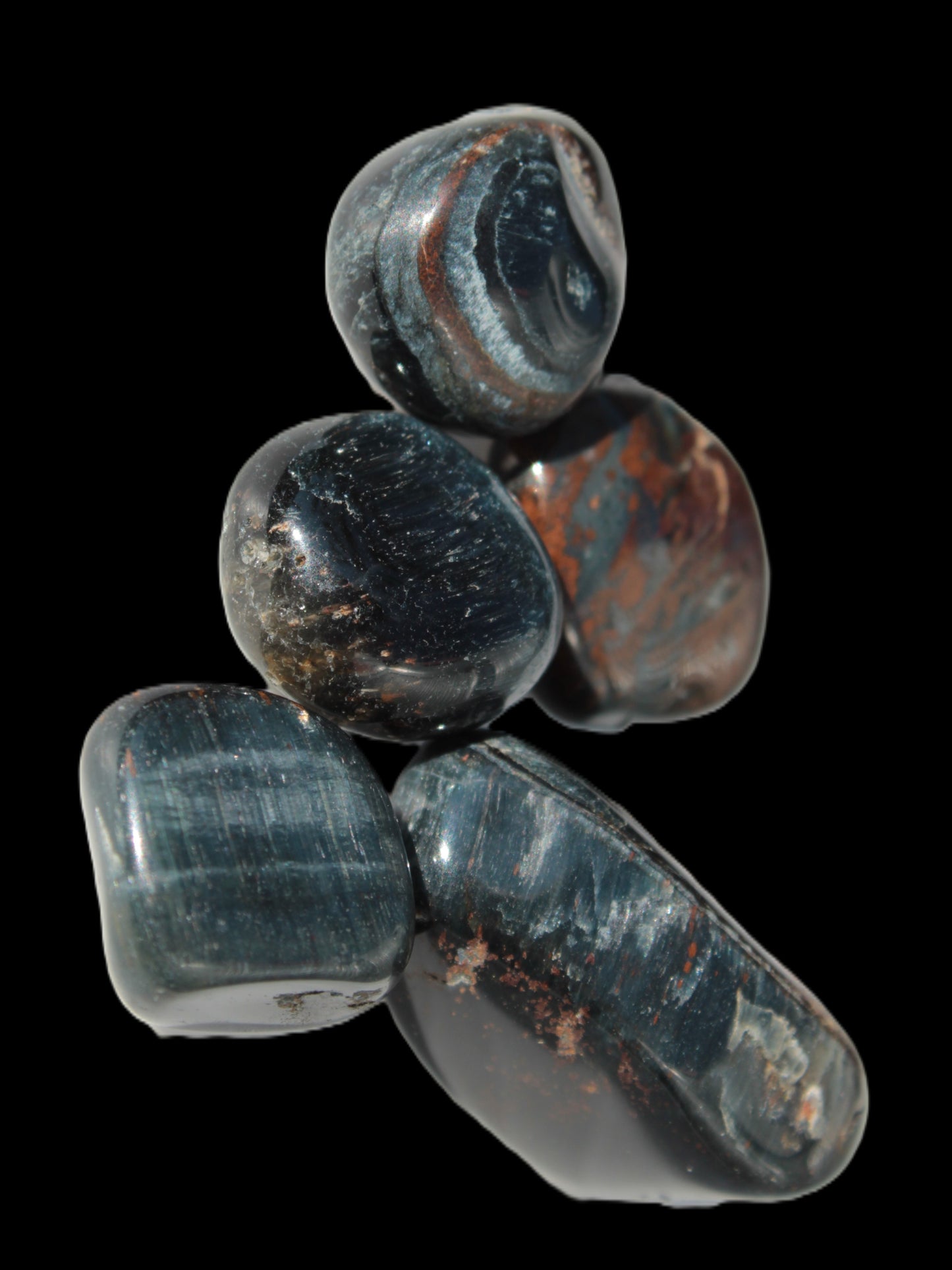 Blue Tigers Eye 2-5 small stones 10-16g Rocks and Things