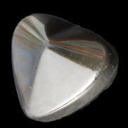 Rainbow Obsidian heart 56g in sunlight - Rocks and Things Store