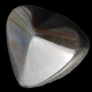 Rainbow Obsidian heart 56g in sunlight - Rocks and Things Store