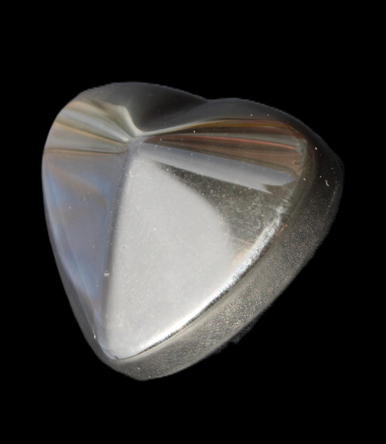 Rainbow Obsidian heart 56g in sunlight - Rocks and Things Store