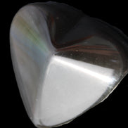 Rainbow Obsidian heart 56g in sunlight - Rocks and Things Store
