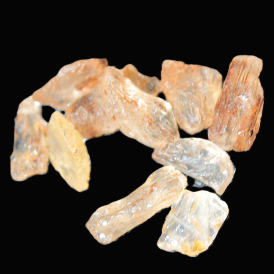 Golden Scapolite from Tanzania 6-8 crystals 7-8g Rocks and Things