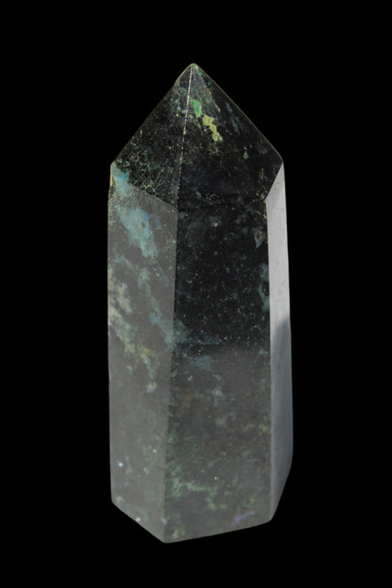 Green Malachite with Azurite wand 69g  -Rocks and Things Store