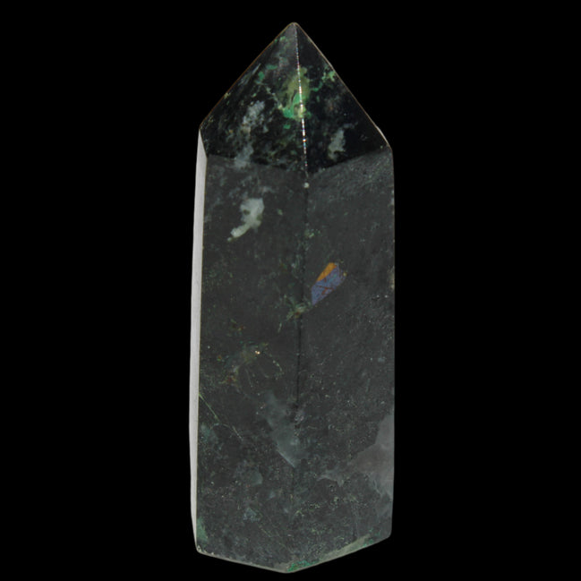 Green Malachite with Azurite wand 69g  - Rocks and Things Store